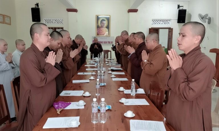 Chư tôn đức Ban Tổ chức Đại lễ Phật đản có buổi họp triển khai công tác chuẩn bị Đại lễ