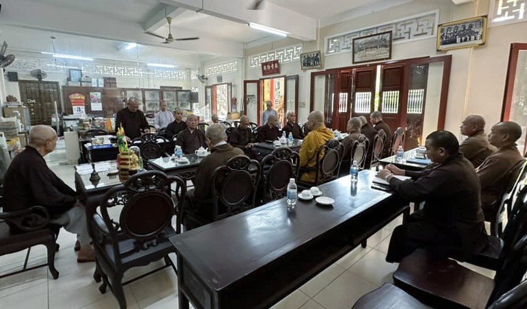 Buổi họp của Ban Thường trực Phật giáo tỉnh thống nhất nhiều hoạt động Kính mừng Phật đản