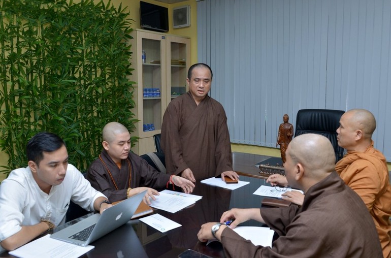Thượng tọa Thích Tâm Hải triển khai hoạt động Phật sự của Ban Thông tin - Truyền thông 