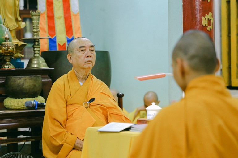 Lễ tác pháp thọ an cư tại tu viện Nguyên Thiều, tỉnh Bình Định
