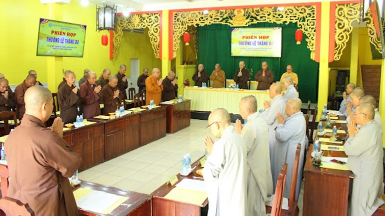 Đồng Tháp: Ban Thường trực Ban Trị sự GHPGVN tỉnh họp thường kỳ triển khai hoạt động Phật sự