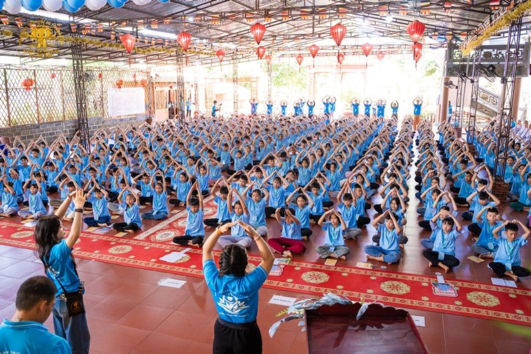 Khóa tu mùa hè “Voi đại ngàn” tại chùa Phổ Tế thu hút 350 khóa sinh