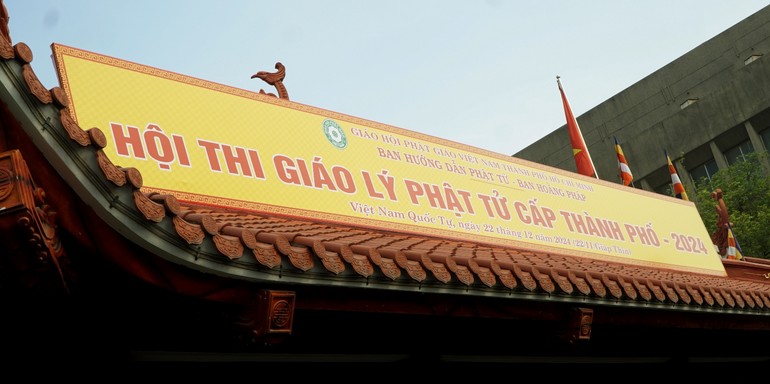 Hội thi giáo lý Phật tử cấp Thành phố sẽ chính thức khai mạc lúc 7 giờ, tại Việt Nam Quốc Tự - Ảnh: Ph.V/BGN