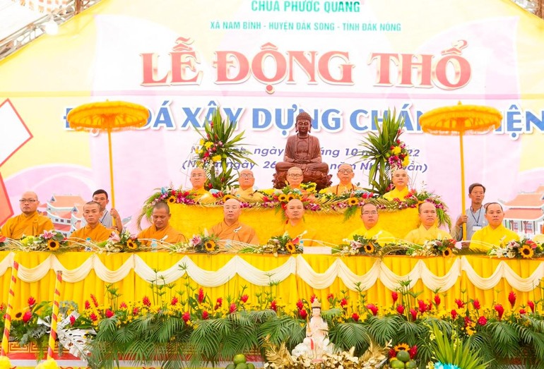 Lễ động thổ xây dựng chánh điện chùa Phước Quang