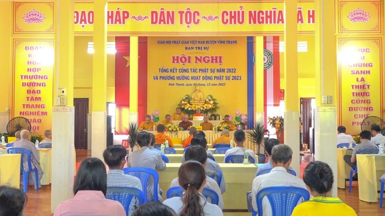 Phật giáo huyện Vĩnh Thạnh tổng kết công tác Phật sự năm 2022