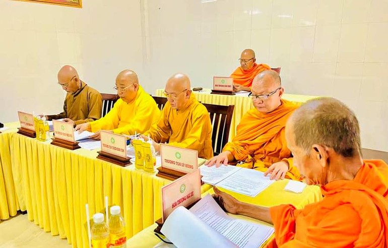 Ban Thường trực Ban Trị sự GHPGVN TP.Cần Thơ họp triển khai Phật sự
