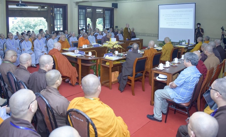 Lần đầu tiên Học viện Phật giáo VN tại TP.HCM tổ chức bảo vệ luận án tiến sĩ Phật học cấp học viện