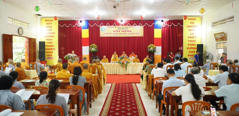Hội nghị tổng kết hoạt động Phật sự tại H.Cờ Đỏ, TP.Cần Thơ