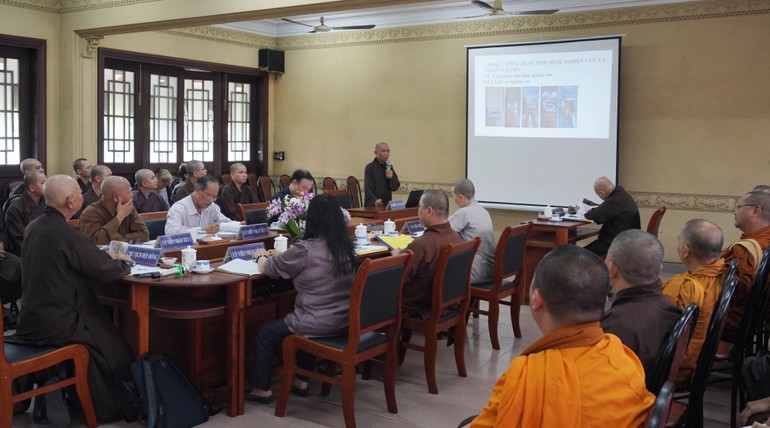 Nghiên cứu sinh Nguyễn Văn Mười (Thích Đồng Niệm) bảo vệ thành công luận án tiến sĩ Phật học cấp cơ sở thuộc Học viện Phật giáo VN tại TP.HCM