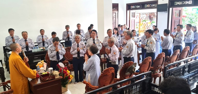 Phân ban Gia đình Phật tử TP.HCM họp triển khai Phật sự năm 2024, tại chùa Thiên Chánh