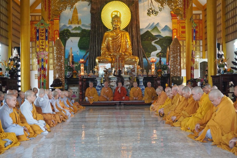 Tăng Ni Phật giáo Q.Gò Vấp sinh hoạt Phật sự đầu năm tại chùa Như Lai