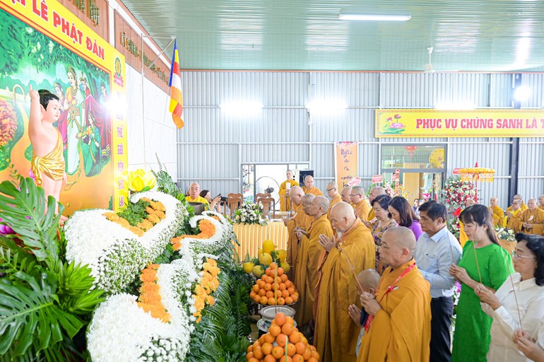 Ban Trị sự GHPGVN H.Củ Chi trang nghiêm tổ chức Đại lễ Phật đản Phật lịch 2568
