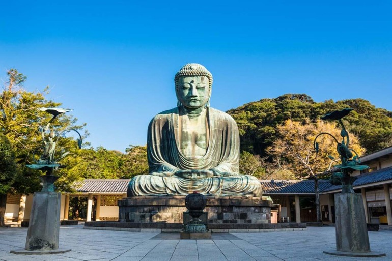 Đại Phật Kamakura tại đền Kotokuin (Nhật Bản)