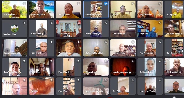 Hội nghị trực tuyến Ban Trị sự Phật giáo tỉnh Nghệ An mở rộng
