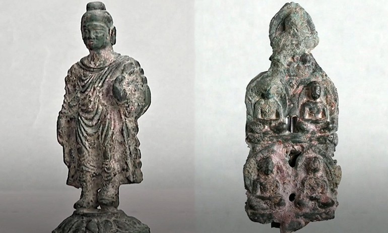 Hai tượng Phật có niên đại lâu đời nhất vừa được phát hiện tại Trung Quốc