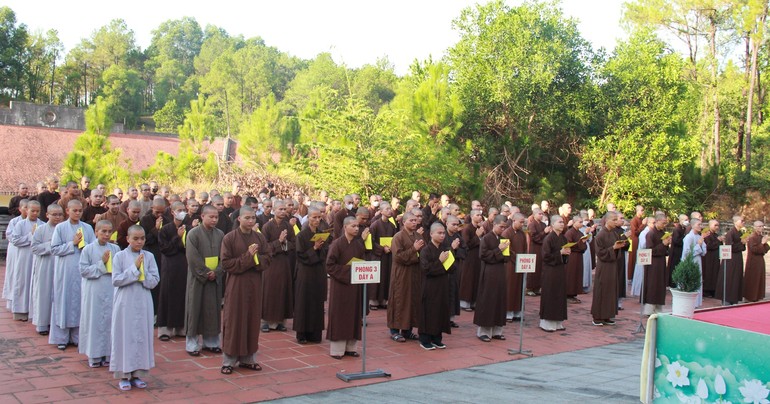 128 Tăng Ni tham dự kỳ thi tuyển sinh cử nhân Phật học khóa XIV (2023-2027)