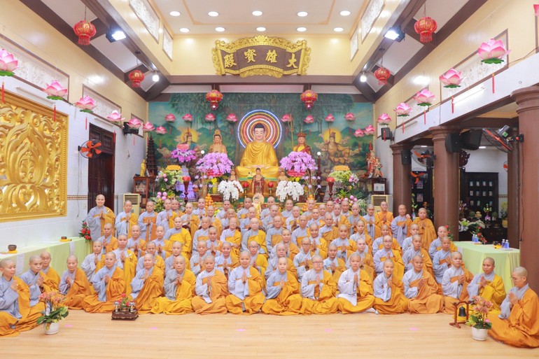 Hành giả an cư tại chùa Bồ Đề Lan Nhã