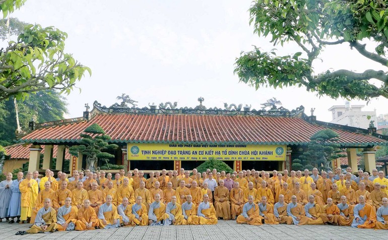 Trường hạ tổ đình Hội Khánh có hơn 100 chư Tăng an cư