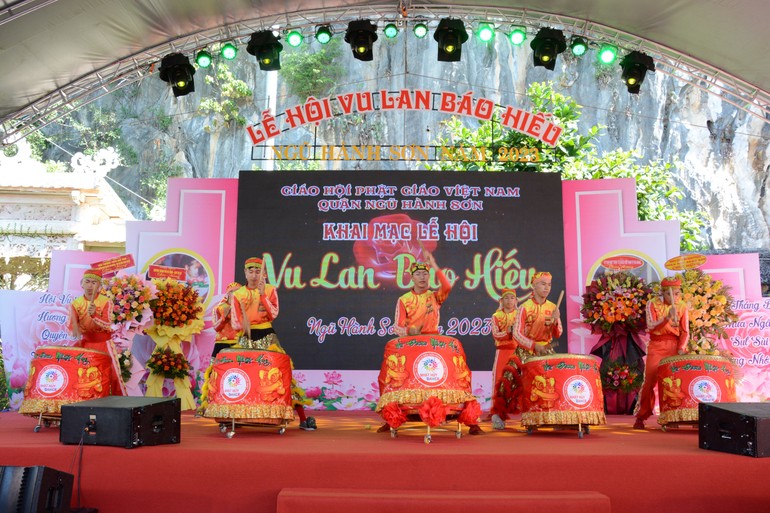 Lễ hội Vu lan - Báo hiếu được khai mạc tại khu danh thắng Ngũ Hành Sơn (TP.Đà Nẵng)