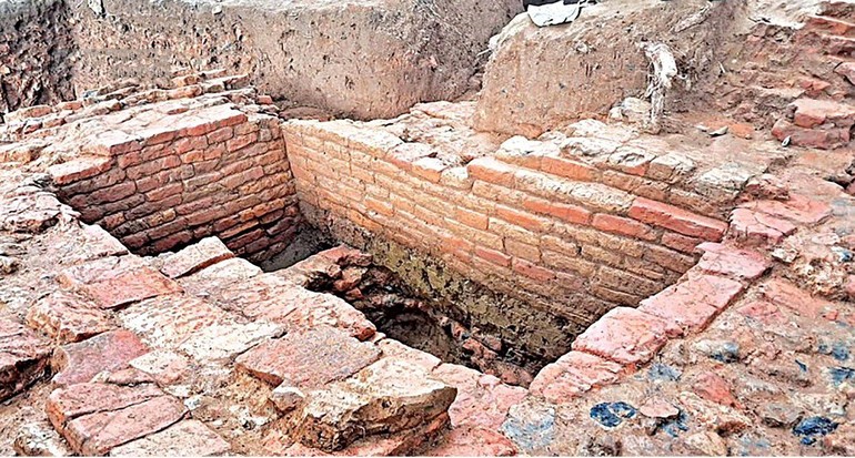 Tàn tích của một khu cư trú cổ xưa được cho là trường đại học Phật giáo nổi tiếng Pandit Vihar vừa được một nhóm nhà khảo cổ học khai quật