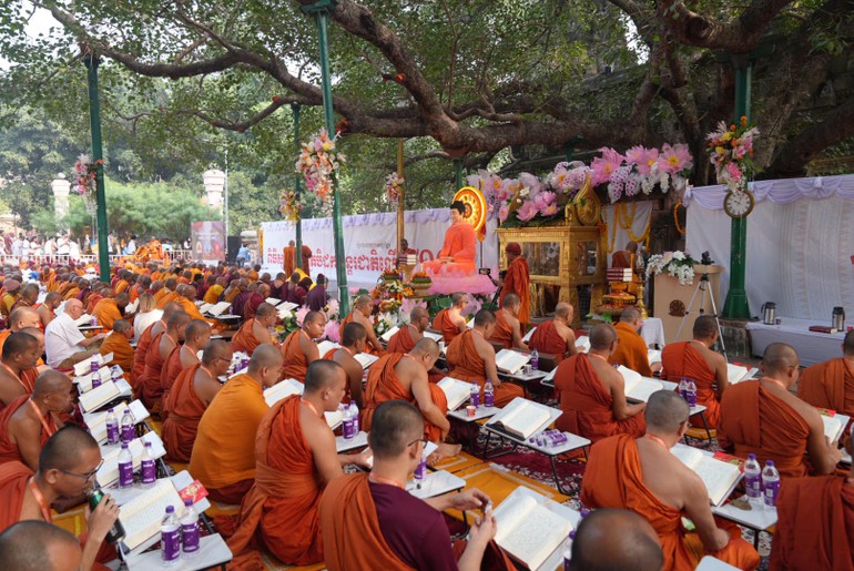 Lễ trùng tụng Tam tạng kinh điển Quốc tế lần thứ 18 tại Bồ Đề Đạo Tràng (Bodh Gaya) do Tăng đoàn Campuchia đăng cai tổ chức