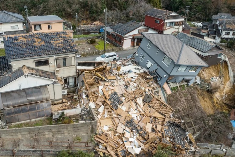 Trận động đất lớn xảy ra ở Nhật Bản vào chiều 1-1-2024 