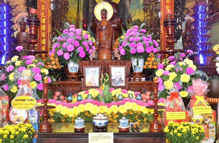 Lễ húy nhật Quốc sư Thích Phước Huệ và Trưởng lão Hòa thượng Thích Bảo An được trang nghiêm tổ chức tại chùa Giác Uyển (Q.Phú Nhuận, TP.HCM)