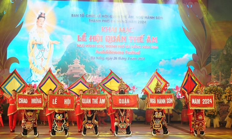 Khai mạc Lễ hội Quán Thế Âm Ngũ Hành Sơn 2024 tại chùa Quán Thế Âm (TP.Đà Nẵng)