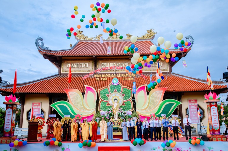 Đại lễ Phật đản Phật lịch 2568 của Phật giáo tỉnh Quảng Nam tại chùa Đạo Nguyên (P.Tân Thạnh, TP.Tam Kỳ)