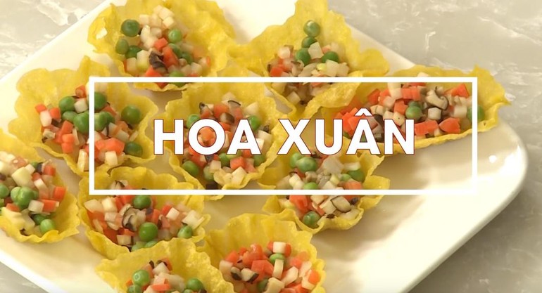 [Video] Món chay: Hoa xuân