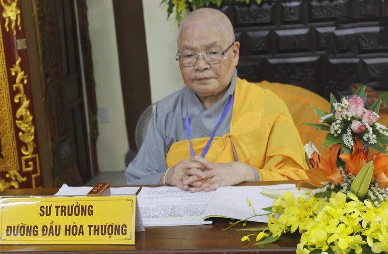 Ni trưởng Thích nữ Chơn Hiền (1931-2023) được cung thỉnh ngôi vị Đường đầu đàn giới Ni 