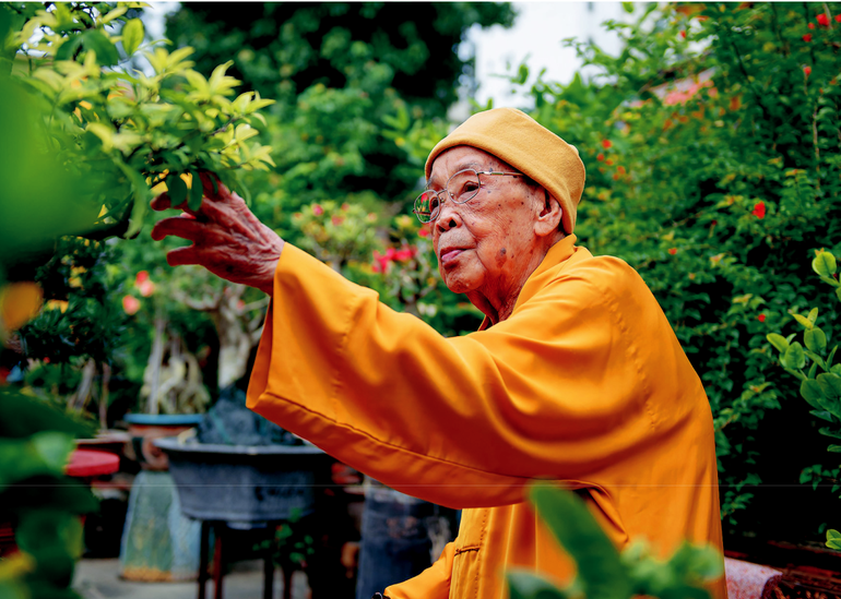 Trưởng lão Hòa thượng Thích Hiển Tu - Ảnh: Đăng Huy