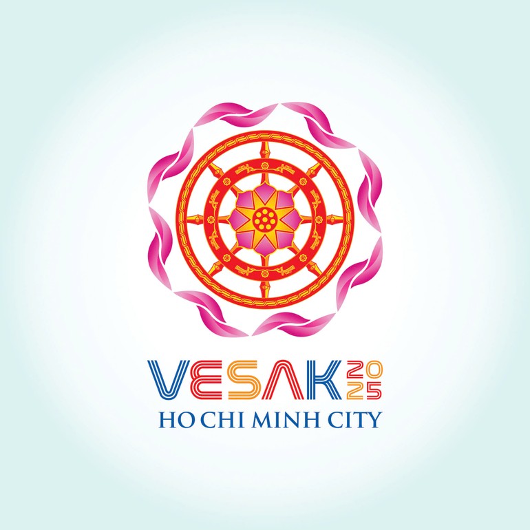 Logo chính thức của Đại lễ Vesak Liên Hiệp Quốc 2025 tổ chức tại TP.HCM, Việt Nam đã được ICDV chọn và thông qua