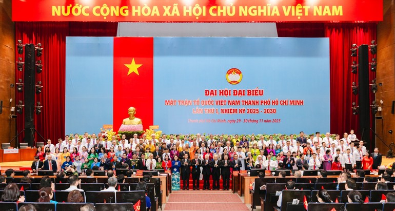 Ủy ban MTTQVN TP.HCM khóa I, nhiệm kỳ 2025-2030 ra mắt đại hội