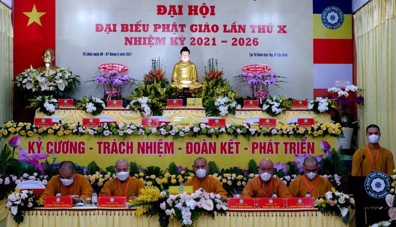 Chủ toạ đoàn phiên trù bị Đại hội đại biểu Phật giáo quận 1 lần thứ X