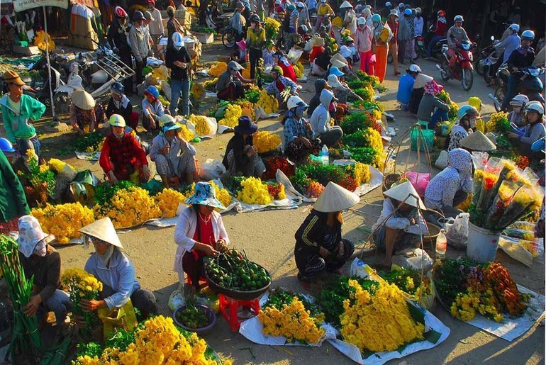 Chợ quê ngày Tết - Ảnh minh họa