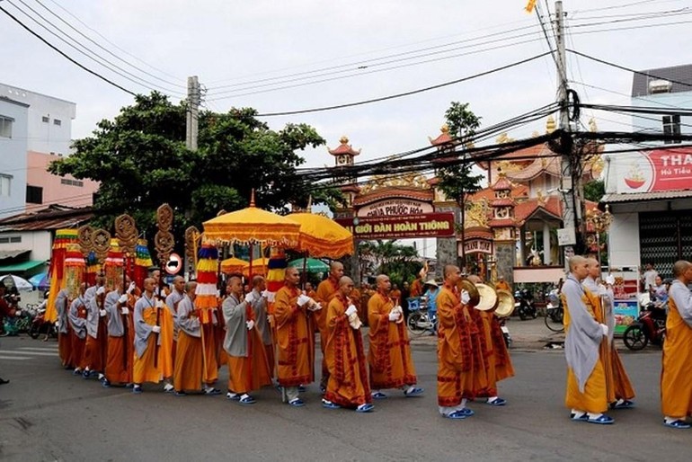 Đại giới đàn Hoàn Thông do Ban Trị sự Phật giáo tỉnh Trà Vinh tổ chức (năm 2018)