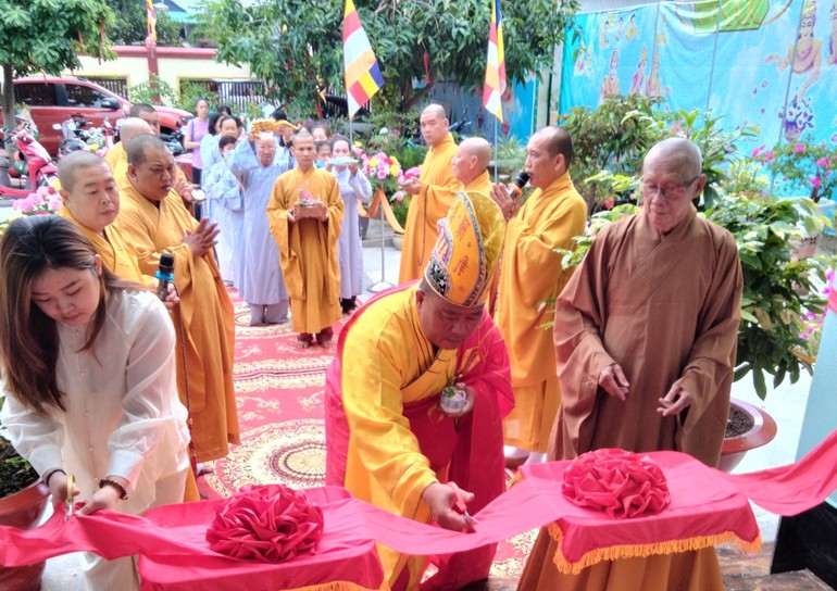 Tây Ninh: Chùa Long Sơn tổ chức lễ hoàn nguyện giảng đường