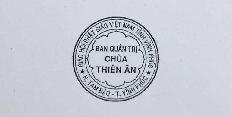 Mẫu con dấu Ban Quản trị cơ sở tự viện do Cục Cảnh sát quản lý hành chính về trật tự xã hội (Bộ Công an) hướng dẫn