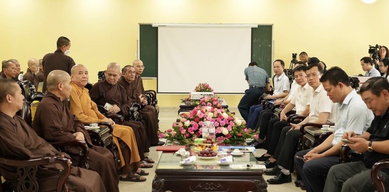 Khai mạc chương trình đào tạo thí điểm Hệ thống Quản trị Dữ liệu Tăng Ni, Phật tử tại chùa Đại Thành