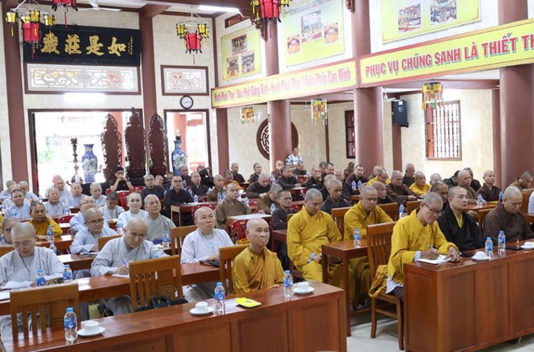 Phật giáo tỉnh sơ kết hoạt động Phật sự 6 tháng đầu năm 2025