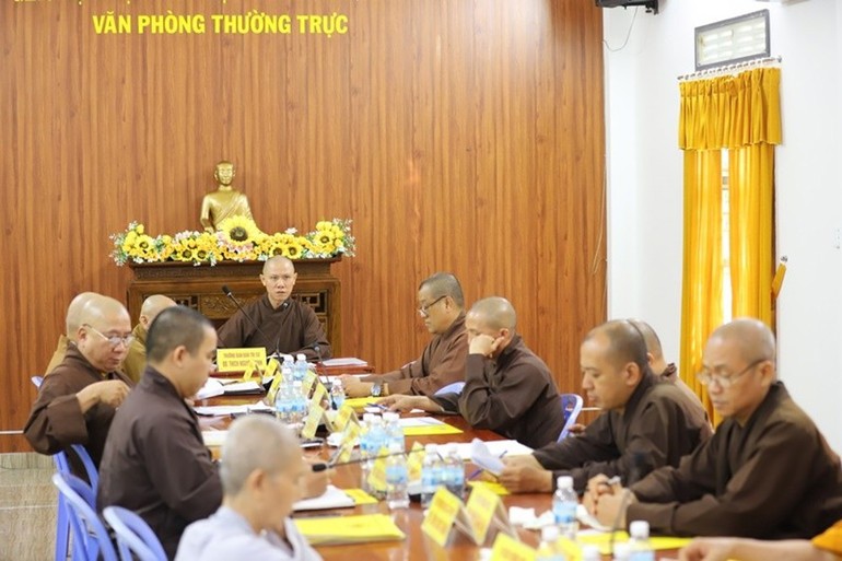 Tại Văn phòng Thường trực phía Đông - chùa Bảo Tịnh (P.Tuy Hòa)