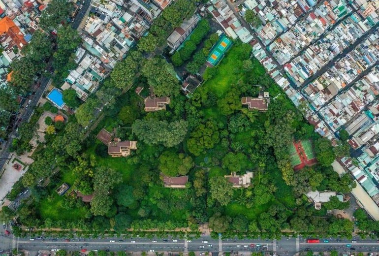 Khu đất số 1 đường Lý Thái Tổ được đề xuất sử dụng để phát triển công viên công cộng và bố trí Đài tưởng niệm nạn nhân Covid-19 - Ảnh: Báo Tiền Phong