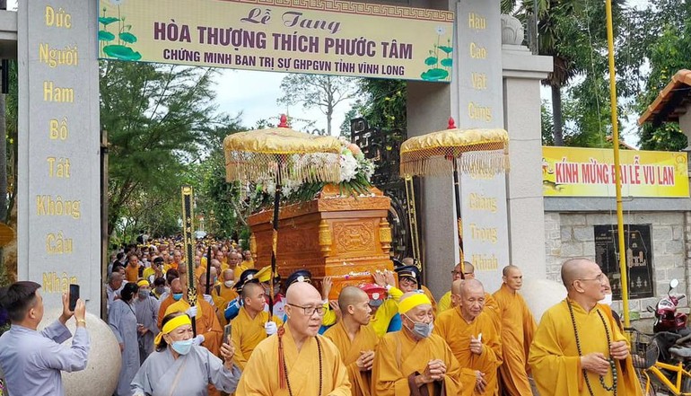 Lễ truy niệm và phụng tống kim quan Hòa thượng Thích Phước Tâm