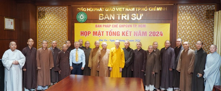 Ban Pháp chế GHPGVN TP.HCM họp mặt tổng kết năm 2024