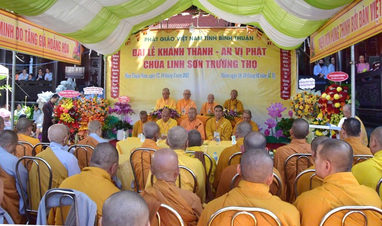 Lễ khánh thành, an vị Phật tại chùa Linh Sơn Trường Thọ 