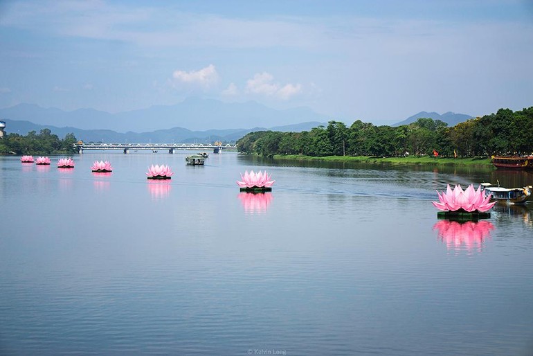 Bảy đóa sen trên dòng sông Hương