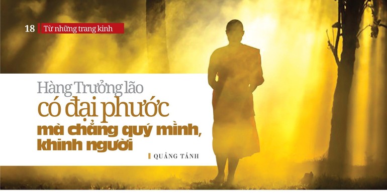 Hàng Trưởng lão có đại phước mà chẳng quý mình, khinh người