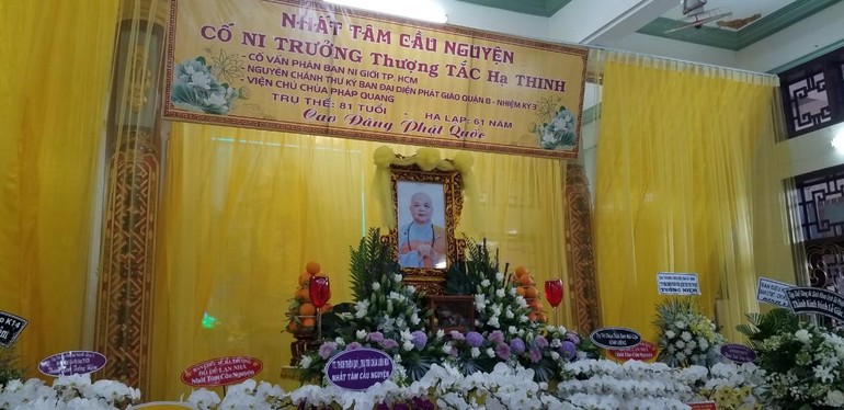 Di ảnh cố Ni trưởng Thích nữ Tắc Thinh