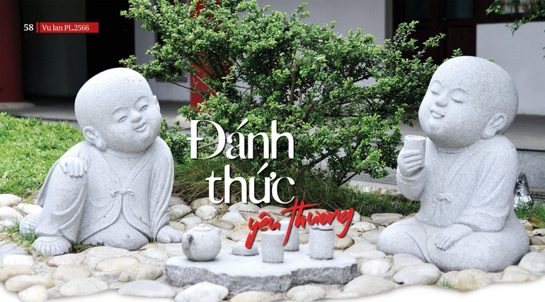 Bài đăng trên Giai phẩm Vu lan Phật lịch 2566 - Thiết kế: Phòng Mỹ thuật BGN/Tống Viết Diễn